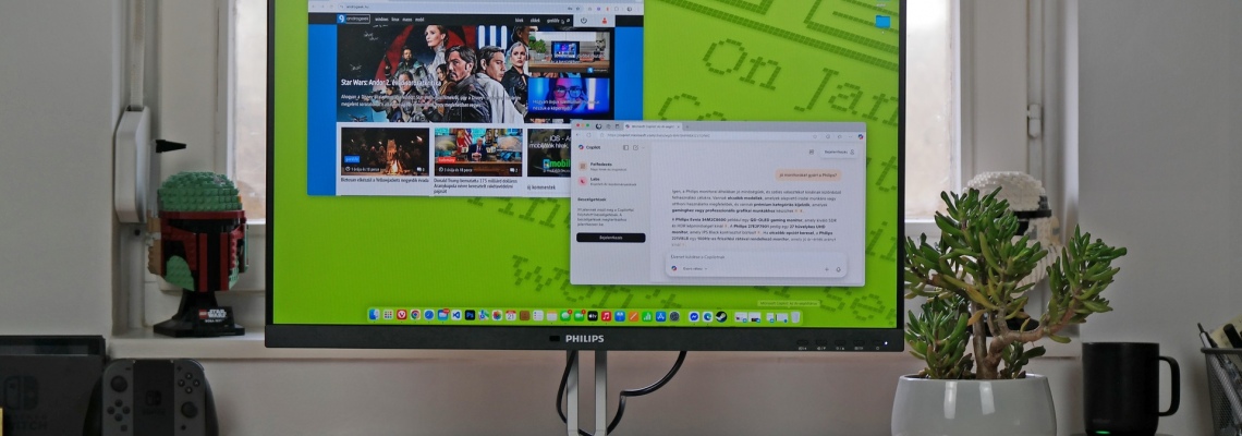 Philips 27B2G5500 monitor teszt - környezetkímélő és szembarát megoldás az irodai mindennapokra