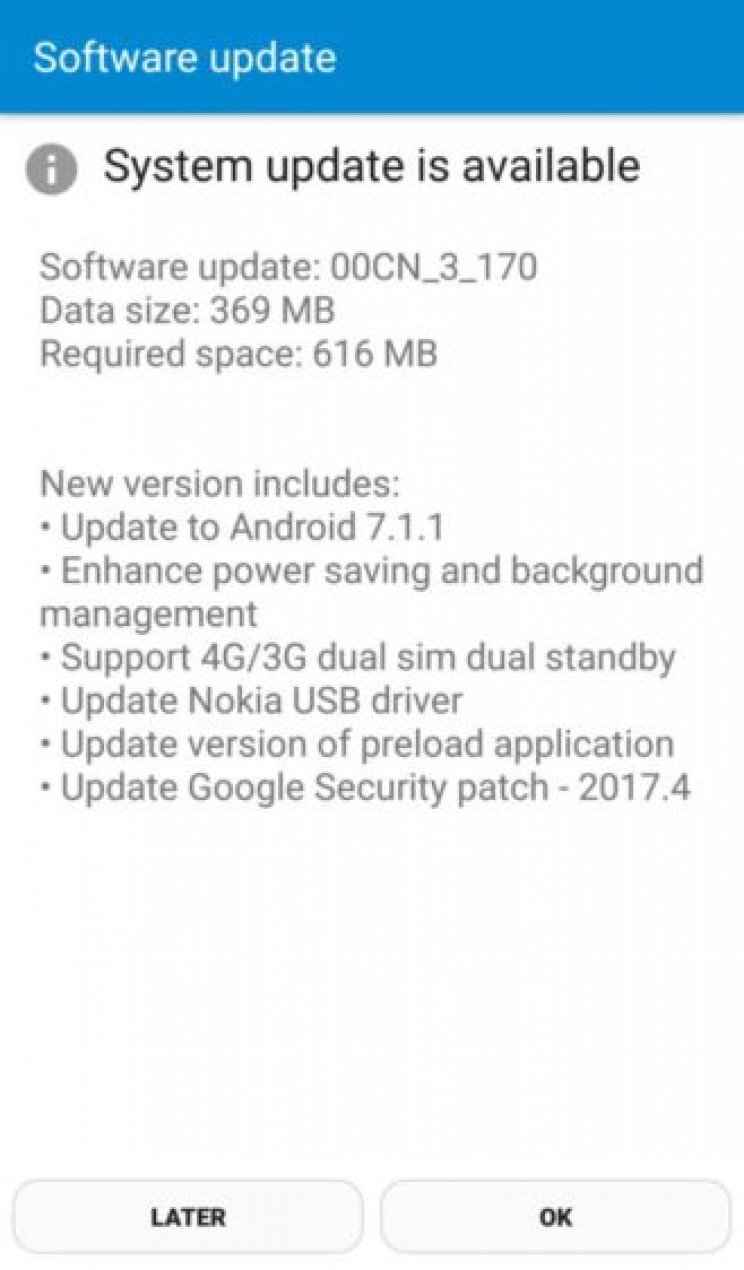 Android 7.1.1-re frissül a Nokia 6 - 2. kép