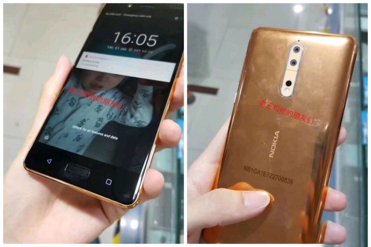 Arany színben is felbukkant a Nokia 8 - 2. kép