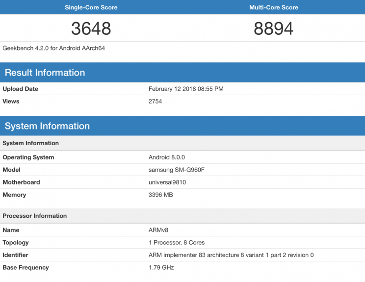 Az Exynos-szal szerelt Galaxy S9 gyorsabb lesz mint a Snapdragon változat - 3. kép