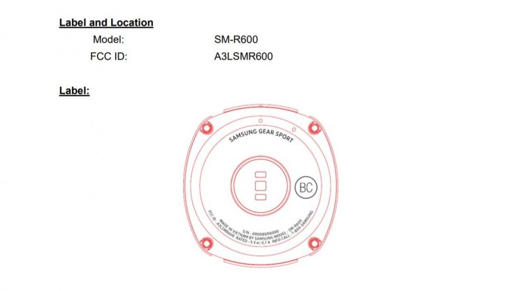 Az FCC-nél járt a Samsung Gear Sport - 2. kép