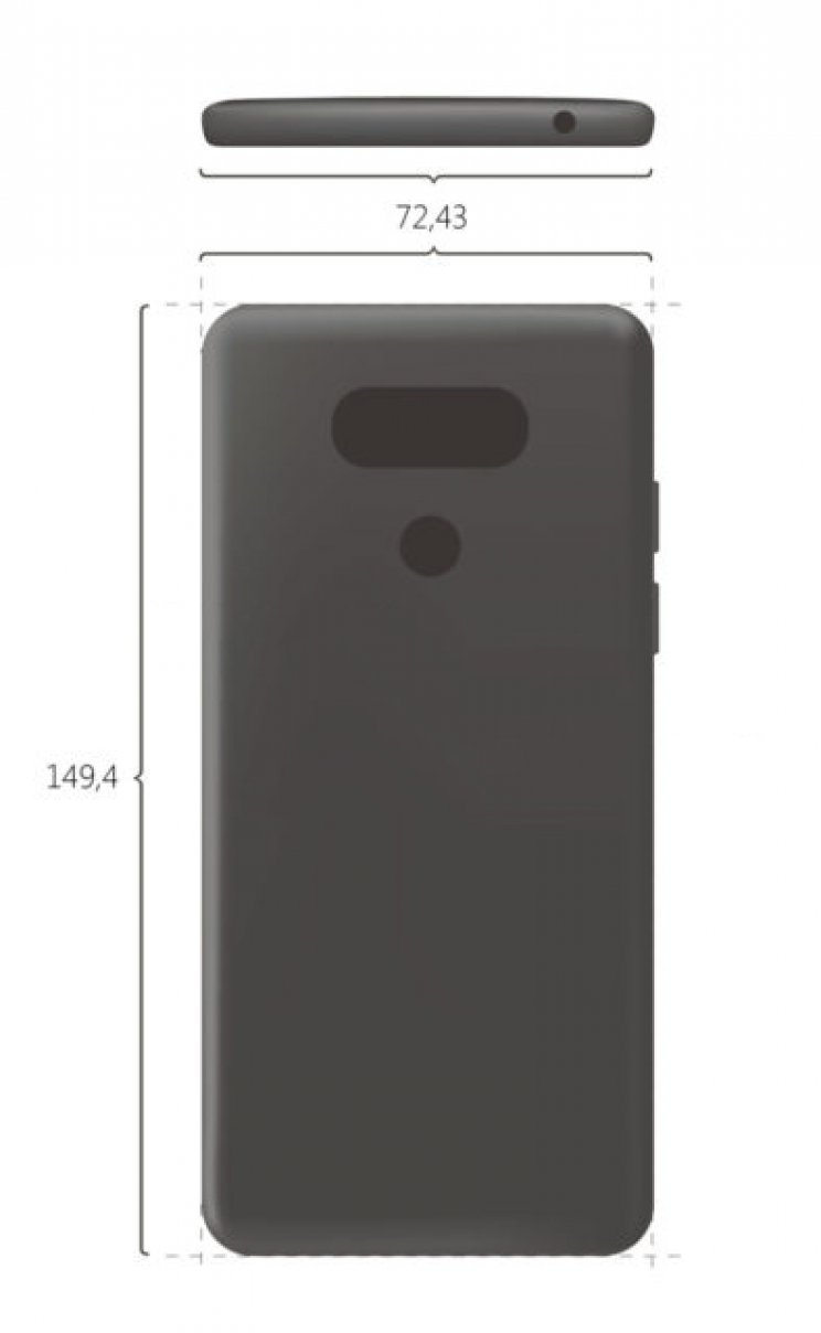Egyelőre nem sokat árul el az LG G6 renderelt mása - 2. kép