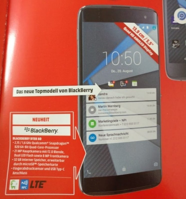 Európában is felbukkant a BlackBerry csúcsmodellje - 2. kép