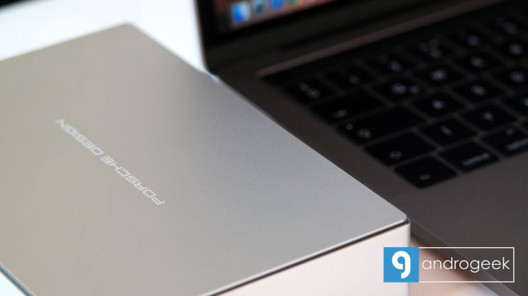 Masszív alumíniumtégla a LaCie Porsche Design Desktop Drive