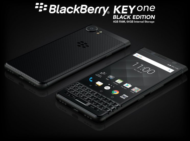 Minden piacon megjelenik a fekete BlackBerry KEYone - 2. kép