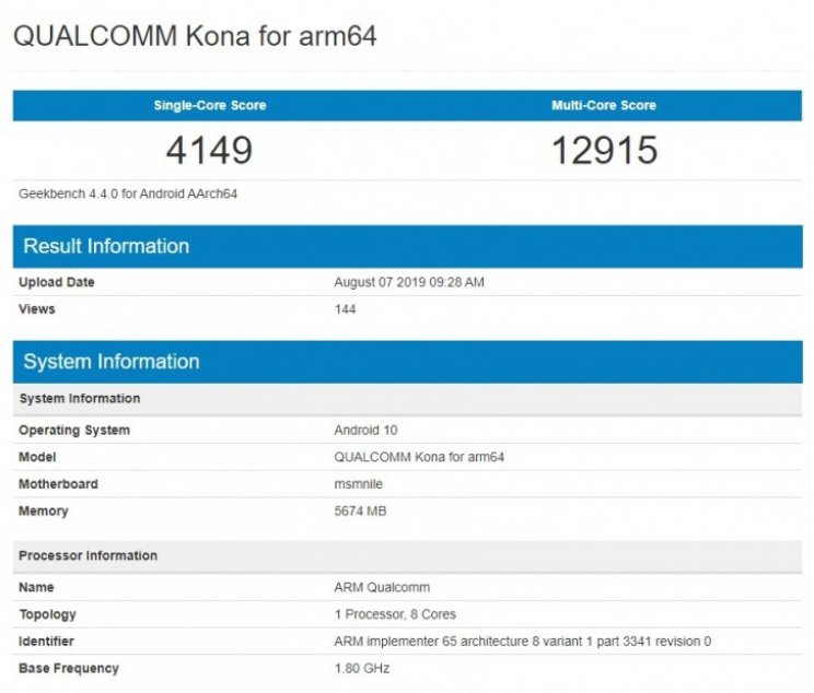 Misztikus Snapdragon lapka tarolja le éppen a Geekbenchet - 2. kép