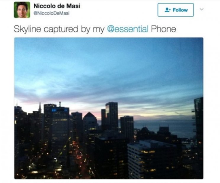 Reméljük nem ilyen képet készít majd a végleges Essential Phone - 2. kép