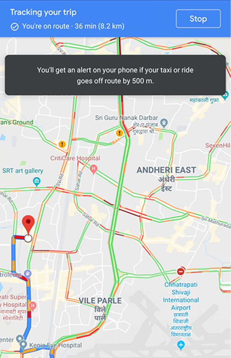 A Google Maps hamarosan segít majd, hogy ne verjen át minket a taxis - 2. kép