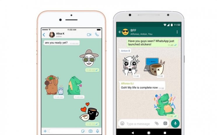 Megérkezett a WhatsApp Sticker pakkok támogatása - 2. kép
