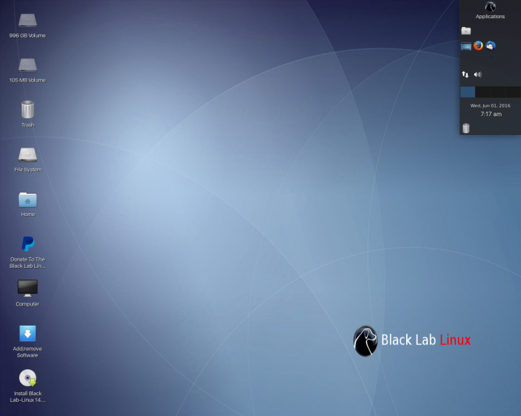 A legfrisebb biztonsági frissítésekkel jelent meg a Black Lab Linux 7.7 - 2. kép