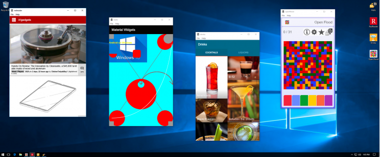 Hamarosan könnyedén futtathatjuk az Android applikációkat Windows 10 alatt - 2. kép
