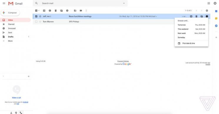 Ilyen lesz a megújult Gmail - 4. kép