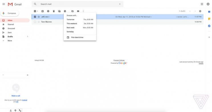 Ilyen lesz a megújult Gmail - 5. kép