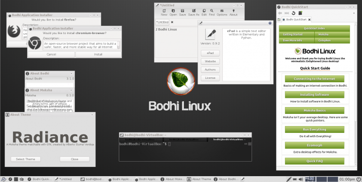 Megérkezett a Bodhi Linux 4.0 második Alpha verziója - 2. kép