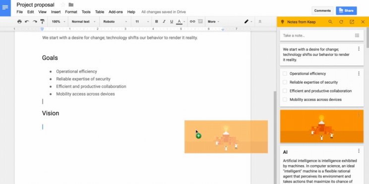 Mindenhova bemászik a Google Keep - 2. kép