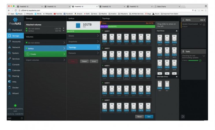 Negyed év után jelentkezett újra a FreeNAS 10 fejlesztői csapata - 2. kép