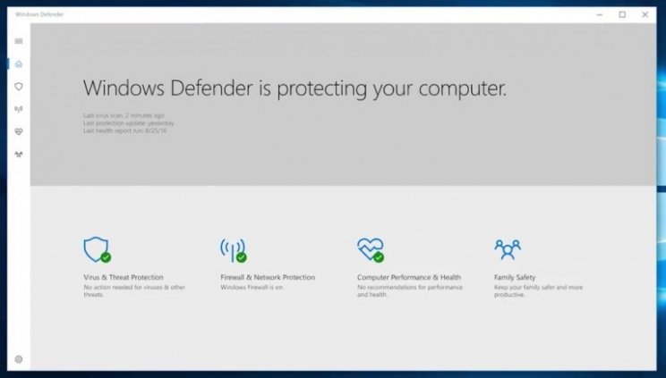Tavasszal komoly frissítést kaphat a Windows Defender - 2. kép