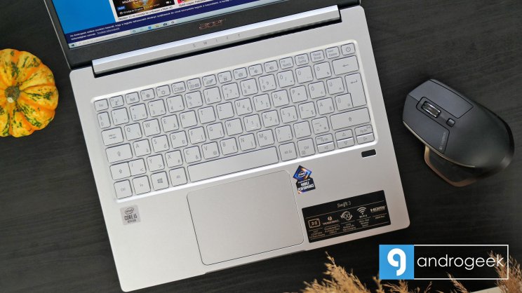 Roppant kényelmes billentyűzetet kapott az új Acer Swift 3