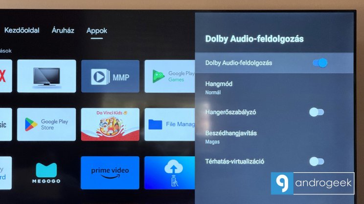 Az Android TV sok beállítási lehetőséget kínál - de van ami egész egyszerűen nem működik