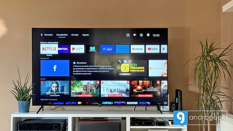 A KIVI 65U740NB kávája a manapság megszokott minimális keret