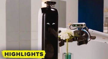 A Samsung olyan roboton dolgozik, ami képes takarítani - sőt még bort is tud tölteni!