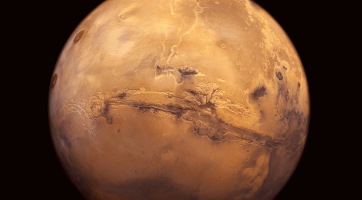 Rejtélyes foltot észleltek a Mars fölött