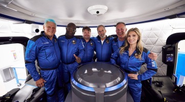 Újabb hat turistát küldött a világűrbe a Blue Origin űrhajója