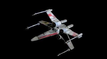 2,3 millió dollárért kelt el a Star Wars filmben használt X-szárnyú miniatűr vadászgépmodell