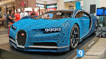 Magyarországra érkezett a Bugatti Chiron, amit Legóból építettek
