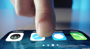 A kijelző alatti ujjlenyomat-olvasó lehet az Apple FaceID-re való válasz