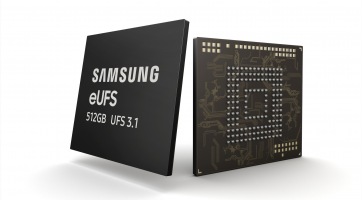 A Samsung megkezdte az első 512GB-os eUFS 3.1-es memóriák gyártását
