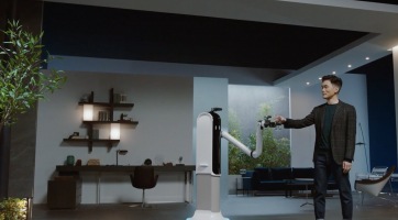 A Samsung olyan roboton dolgozik, ami képes takarítani - sőt még bort is tud tölteni!