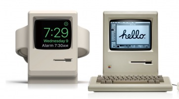 Klasszikus Macintosh-t idéz az új Apple Watch tartó