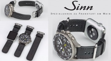 Klasszikust ötvöz modernnel a Sinn új Apple Watch szíja