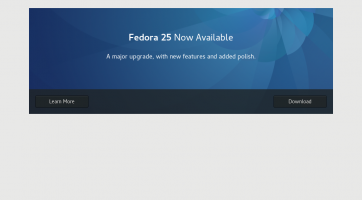 A Fedora 23 élete végéhez ér, ideje Fedora 25-re váltani
