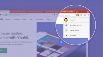 Felhasználói profilokat kapott a Vivaldi 2.4