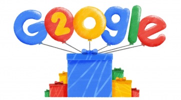Még a Google Doodle is a keresőóriás 20. születésnapját ünnepli