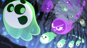 Multiplayer játékot takar a halloweeni Google Doodle