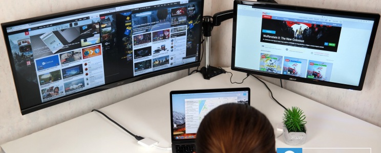 Arctic Z2-3D monitor állvány teszt