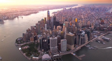 A kutatók szerint folyamatosan süllyed New York város a súlya miatt
