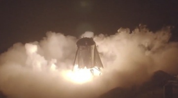 Videón mutatkozik meg a SpaceX Starhopper hajtóművének sikeres tesztje