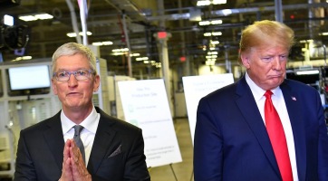 Donald Trump 25 százalékos vámmal fenyegette meg az Apple-t