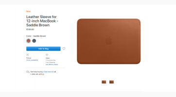 Szuper elegáns MacBook tok került az Apple kínálatába